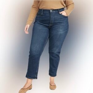 Old Navy extra high-rise sky-hi straight secret-smooth pockets jeans size 10